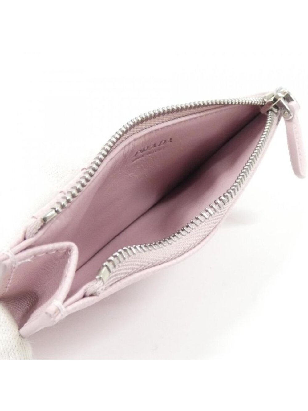 Prada Coin Case Silver - Picture 5 of 5
